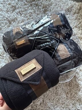 Equestrian Stockholm Golden Brass Set of 4 Polo Wraps